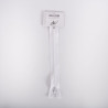 FERMETURE A GLISSIERE CLASSIQUE  18 CM. BLANC